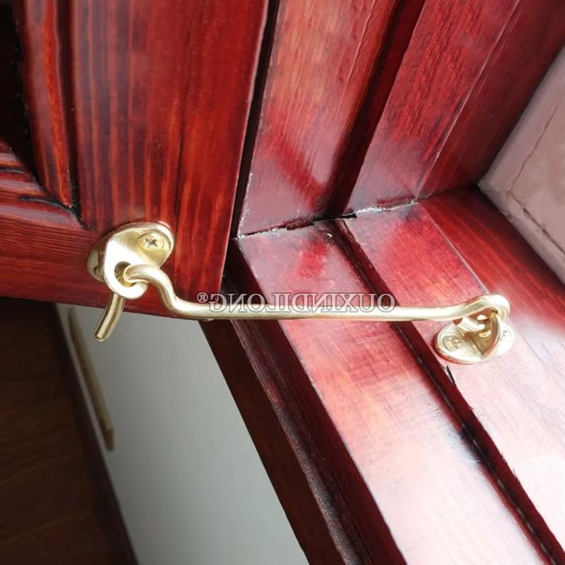 Antique Brass Hook - Retro 8-teiliges Set aus massivem Messing,