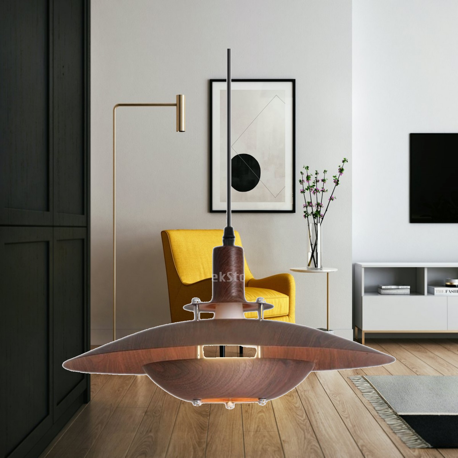 Interior Design Kitchen Modern - Ländlicher Stil Rustikale Pendelleuchte Eisen-Kronleuchter für