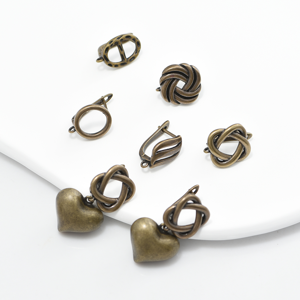 Antique Brass Hook - 1 Paar NEUE Ohrringverschlüsse Haken Zubehör