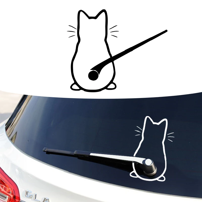 Interior Design Style Quiz - Auto-Innenaufkleber, Kunstdesign, lustige Katzen-Autoaufkleber, Fenster- und