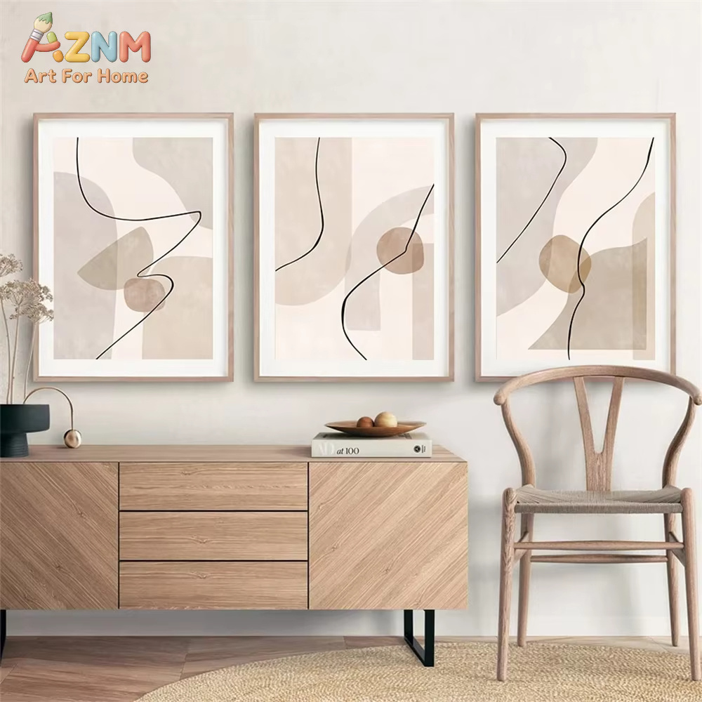 Abstrakte beige geometrische L – Interior Designer Bewertung und Preis