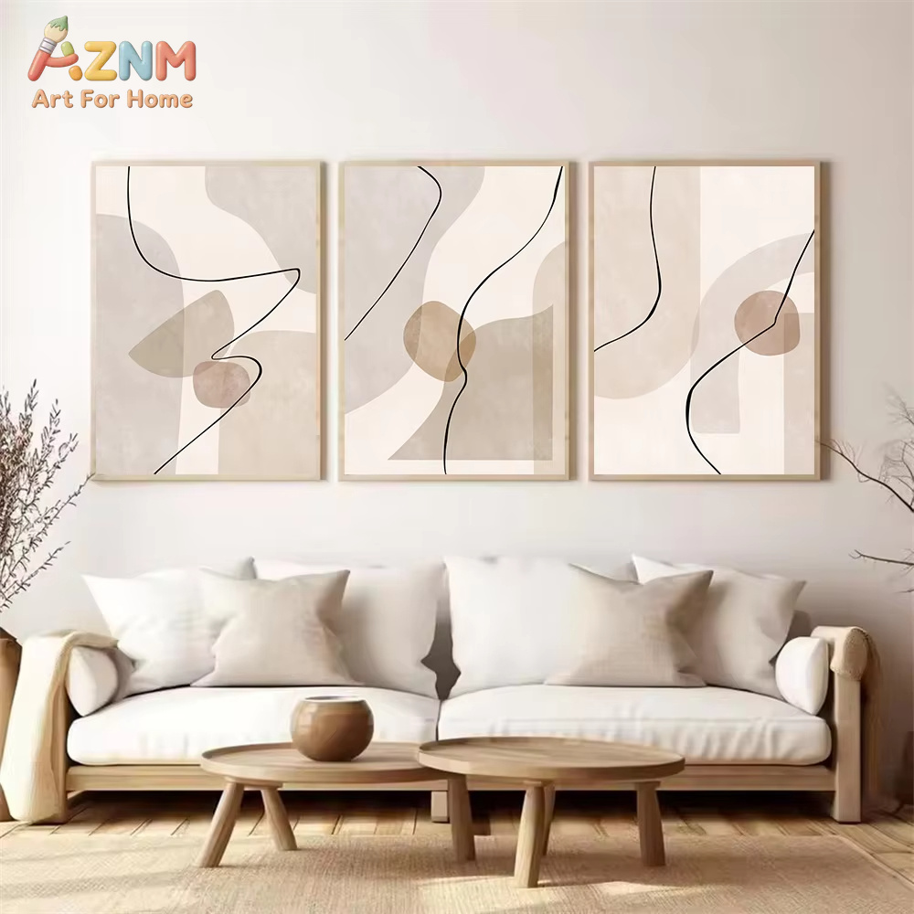 Abstrakte beige geometrische L – Interior Designer Bewertung und Preis