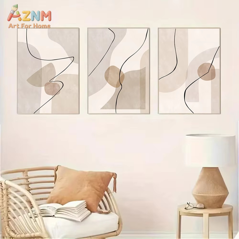 Abstrakte beige geometrische L – Interior Designer Bewertung und Preis