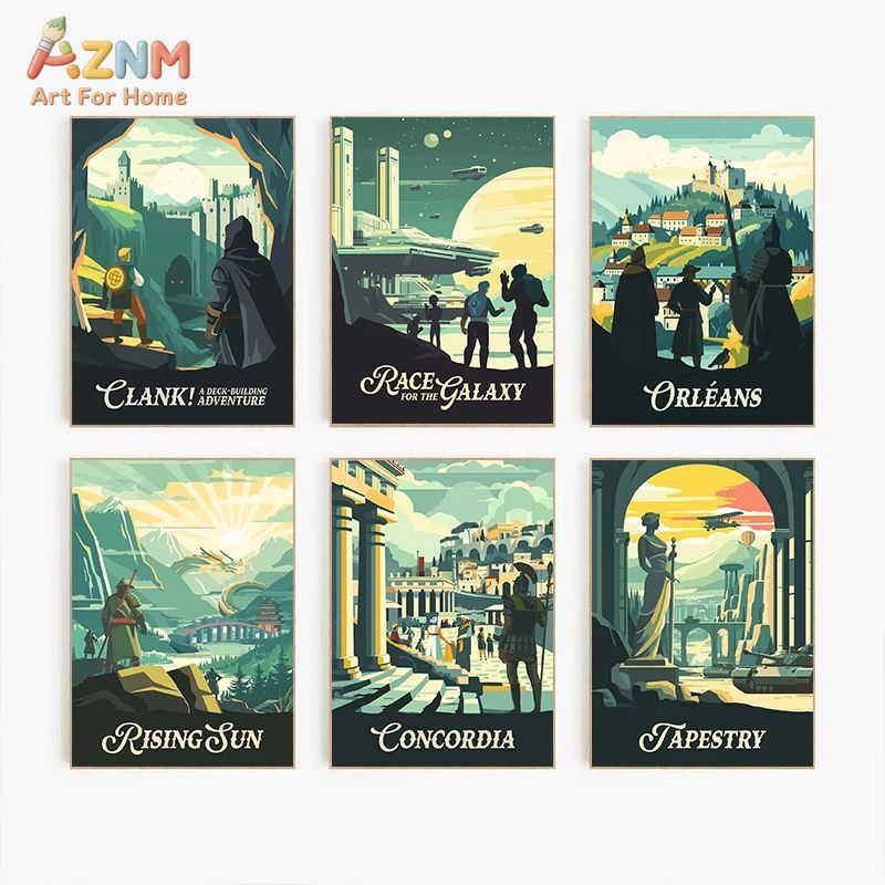 AZNM Retro-Brettspiel-Kunst-Le – Interior Designer Bewertung und Preis
