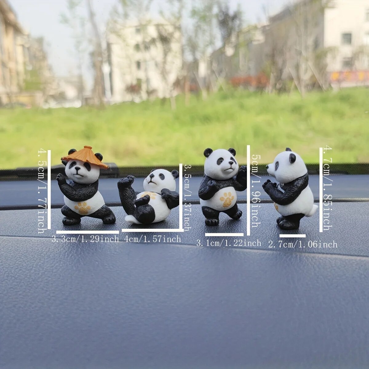 4 teile/satz Panda Design Auto – Interior Design Degree Bewertung und Preis