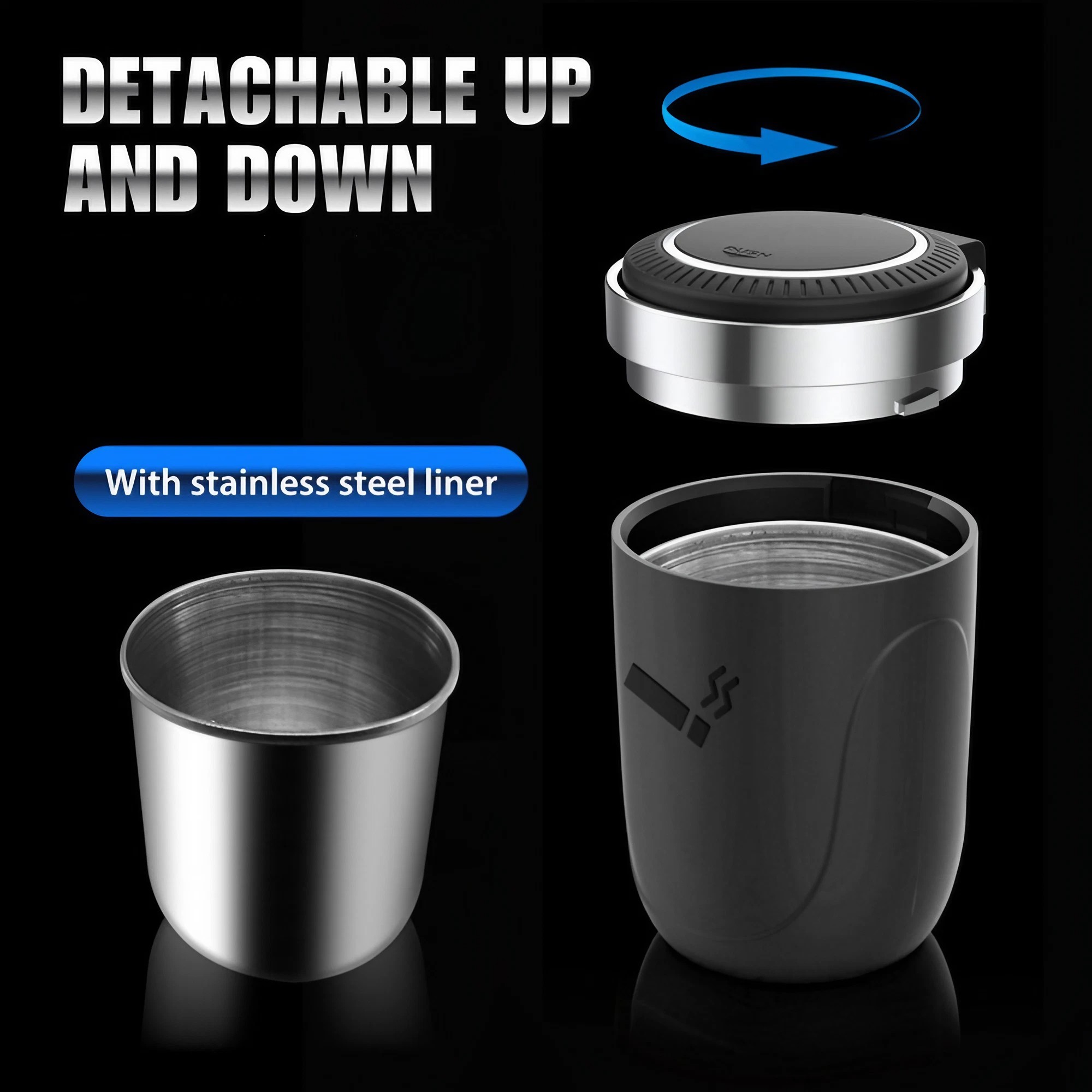 Auto-Aschenbecher mit LED-Lich – Interior Design Degree Bewertung und Preis