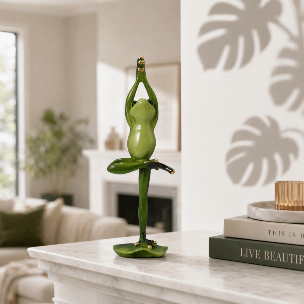 Harz-Yoga-Posen-Figur: Amphibi – Interior Design Degree Bewertung und Preis