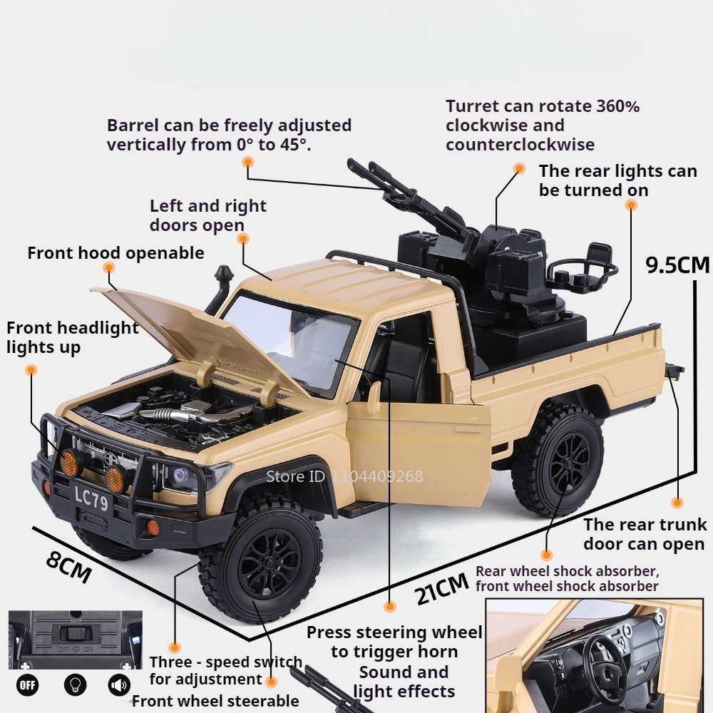 1:24 Maßstab LC79 FJ Cruiser M – Interior Design Style Quiz Bewertung und Preis