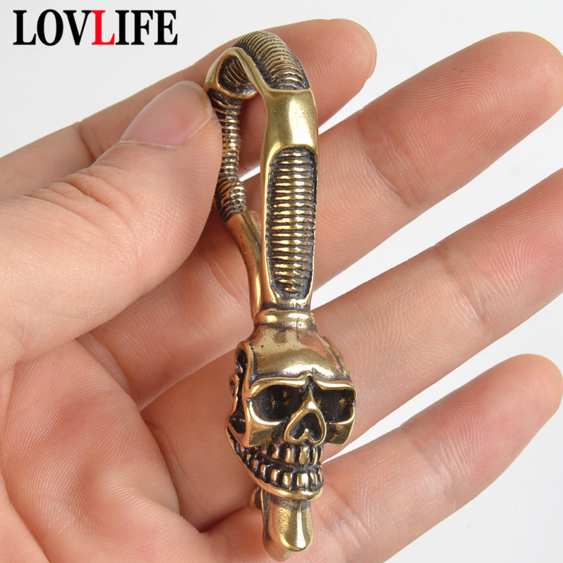 Massiver Messing-Schlüsselanhä – Antique Brass Hook Bewertung und Preis